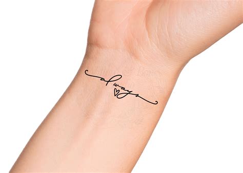 Always And Forever Tattoo On Wrist
