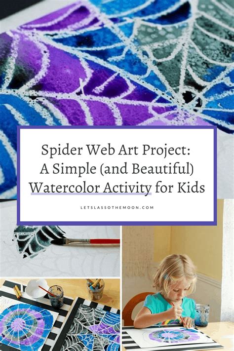 Spider Web Art Project: A Simple Watercolor Activity for Kids