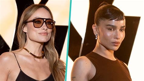 Olivia Wilde, Zoe Kravitz & More Stars Bare Nipples In Daring Sheer