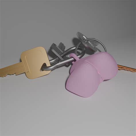 🫦 Sexy Bubble Butt | KeyChain・Free STL File for 3D printing・Cults