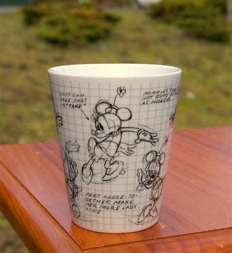 2008 Sketch Book Walt Disney Coffee Mug Minnie Mouse | eBay