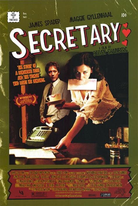 secretary Movie Poster (#2 of 4) - IMP Awards
