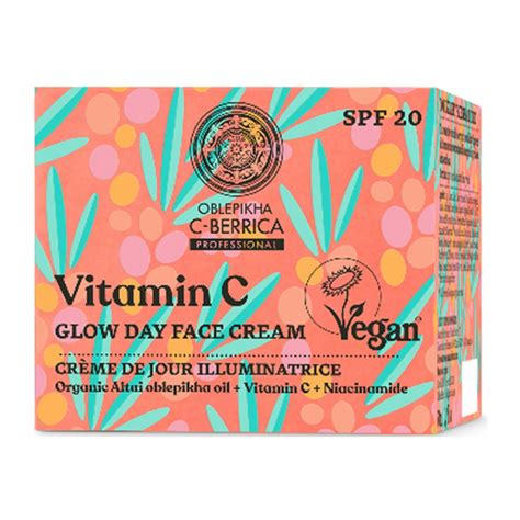 Natura Siberica Oblepikha C-Berrica Vitamin C Glow Day Face Cream SPF20 ...