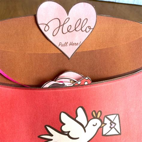 Valentine's Printable Box Template Craft - 24hourfamily.com