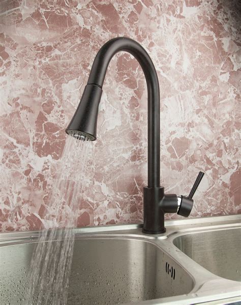 Oil Rubbed Bronze Kitchen Faucet With Stainless Sink | Besto Blog