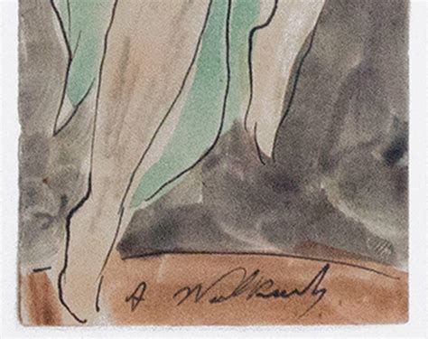 abraham walkowitz isadora duncan dancing  watercolor  ink