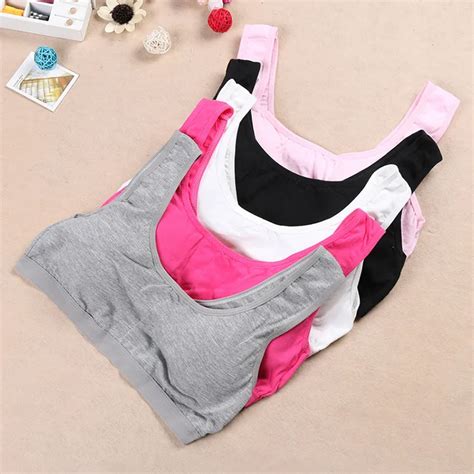 Girls Bras for Children Wirefree Lingerie for Kids Sport Wrapped Chest ...