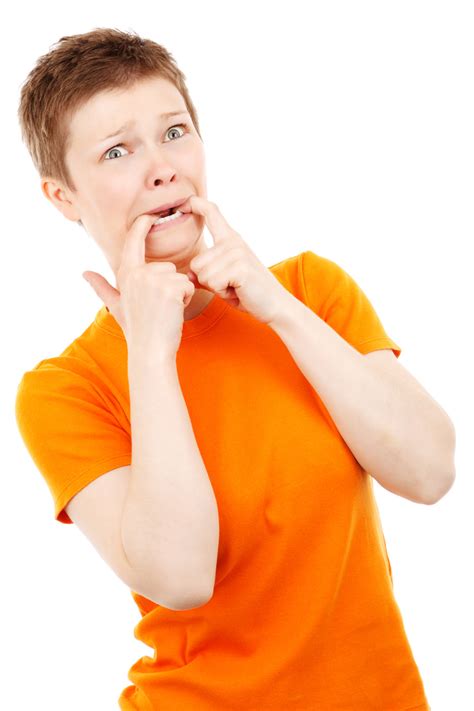 scared lady  stock photo public domain pictures