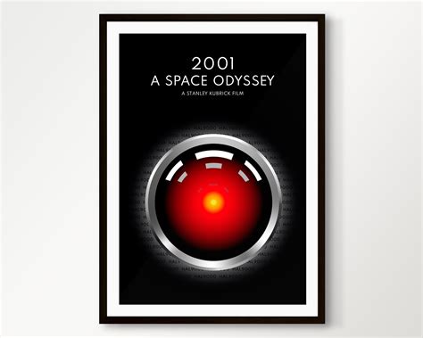 2001 A Space Odyssey Poster Hal
