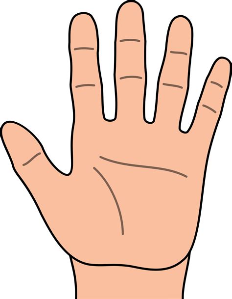importance   context hand clipart  clip art hand outline