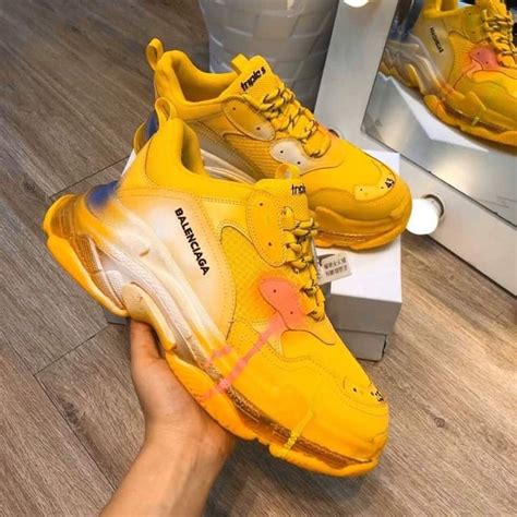 Balenciaga yellow | Nike shoes girls, Girly shoes, Swag shoes