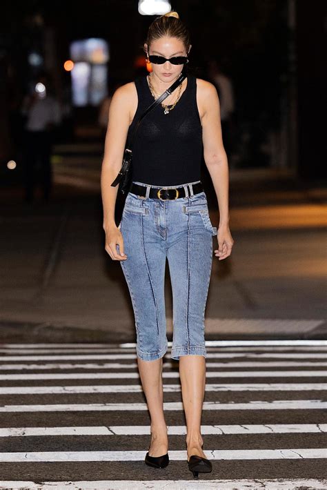 Gigi Hadid Brings Back Capris While Out and About in New York City: Photos
