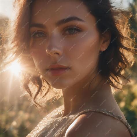 Premium AI Image | Natural light leaks effect overlays bright sun