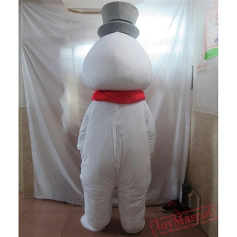 Frosty Snowman Mascot Costume Adult Frosty Snowman Costume