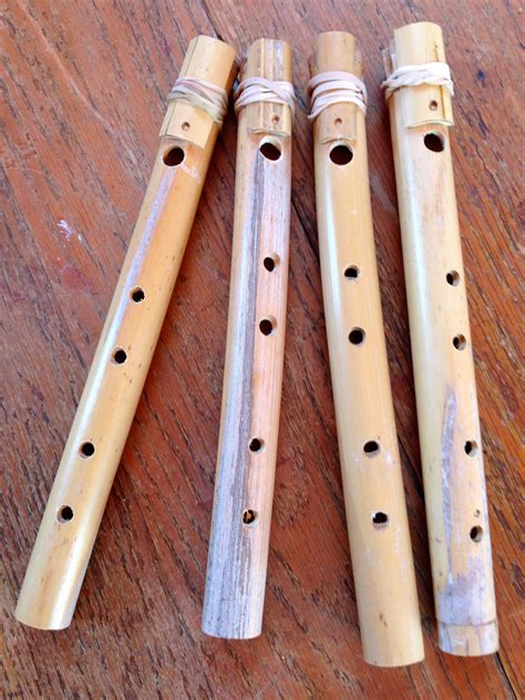 bamboo flutes native  blown style etsy