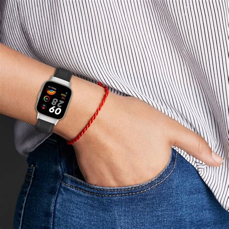 For Xiaomi Redmi Watch 3 / Mi Watch Lite 3 Round Tail Leather Watch ...