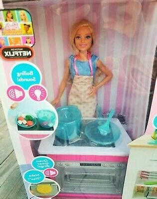 Barbie Ultimate Kitchen Playset, Baking, Cooking 20