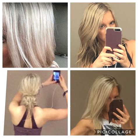 How do explain the difference between the top right shade of blonde and