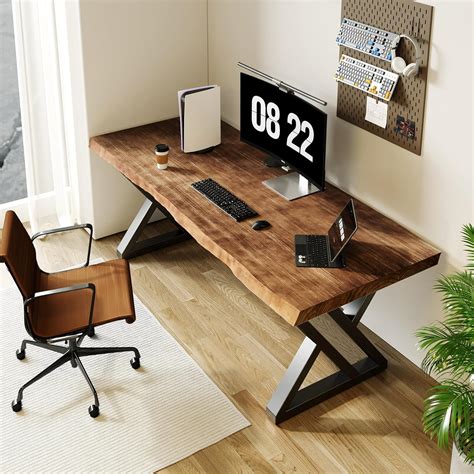 Amazon.com: QZYJKJ Solid Wood Desk 55 inches Wide Home Office Desk
