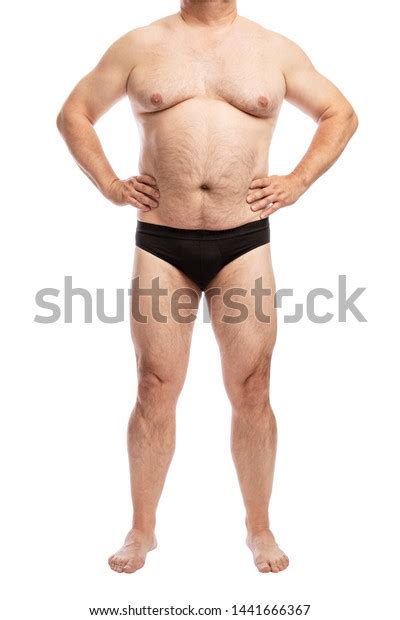 fat man naked full torso