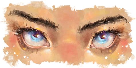 artstation drawing practice eyes details