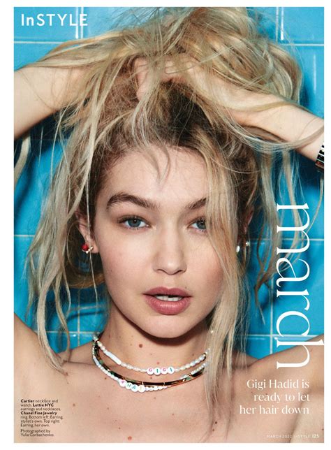 Gigi Hadid - InStyle Magazine US March 2022 Issue • CelebMafia