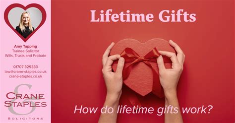 Lifetime Gifts - Solicitors in Welwyn Garden City - Crane & Staples