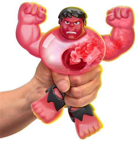 Игрушка тянущаяся «Красный Халк» — Marvel — GooJitZu