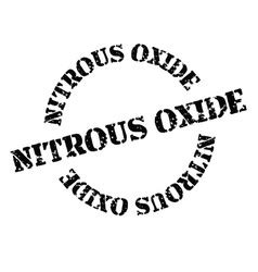 Nitrous oxide stamp on white Royalty Free Vector Image