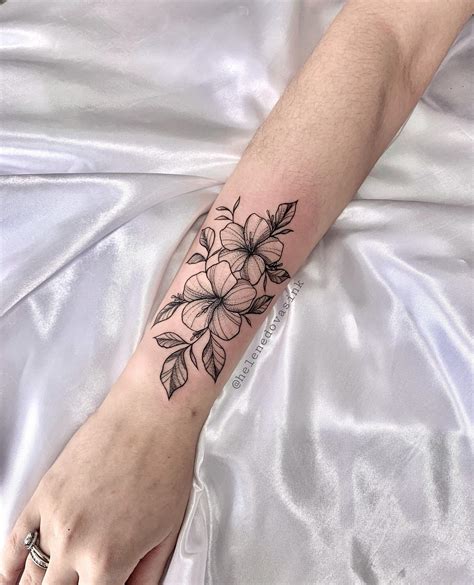 flower hibiscus tattoo 2