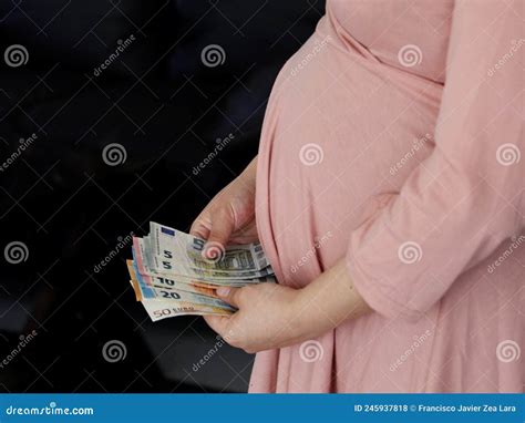 economy  finance  european money  pregnancy stock photo