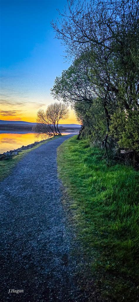 We - A lovely sunset walk at my happy place. 🧡💛💙💚🥰 Photo by Juliette
