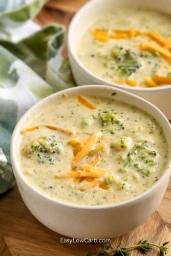 Homemade Broccoli Cheddar Soup (Keto & Low Carb!) - Easy Low Carb