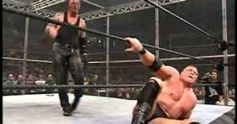 hdwweshow: No Mercy - Brock Lesnar Vs Undertaker Hell In A Cell 2002