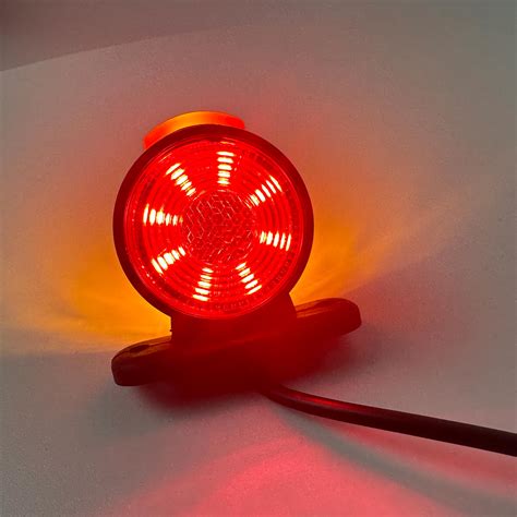 Фонарь габаритный 12-24v Желто-красный LED