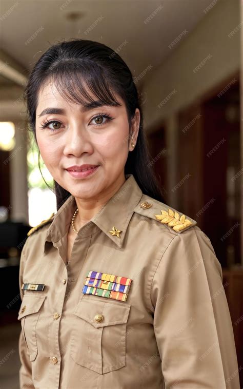 Premium Photo | Photo of middle aged asian woman in thai teacher