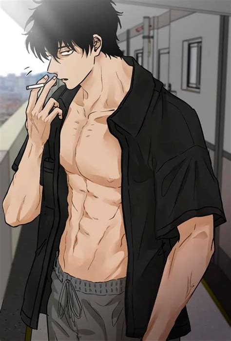 shirtless anime guy reference abs anime guy anime boxer guy manhwa