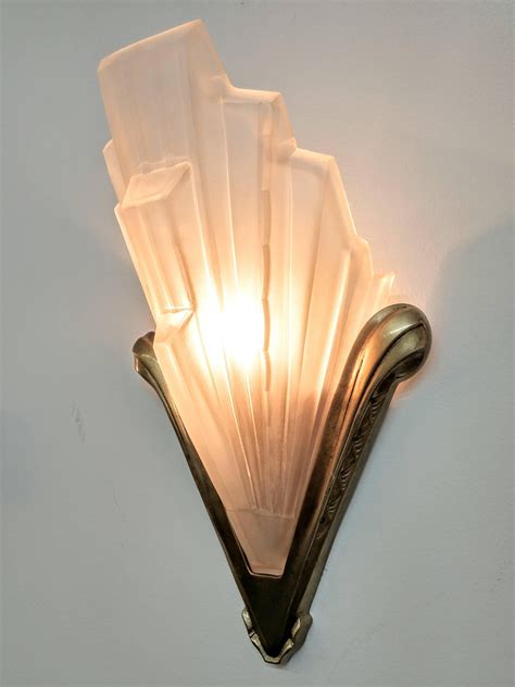 French Art Deco Wall Sconces signed by Sabino at 1stDibs | art deco ...