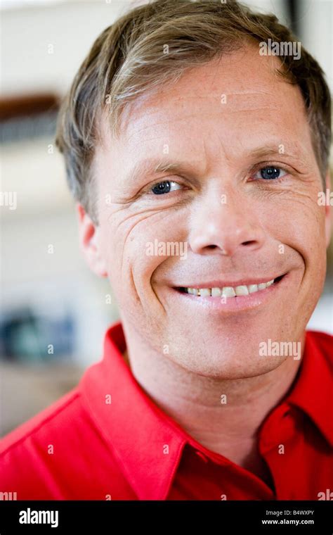portrait blonde man stock photo alamy