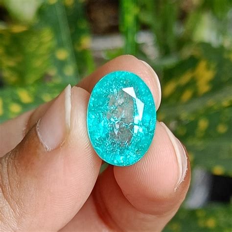 Paraiba Tourmaline Neon Blue Brazilian 8.90 Cts.loose Gemstone ...