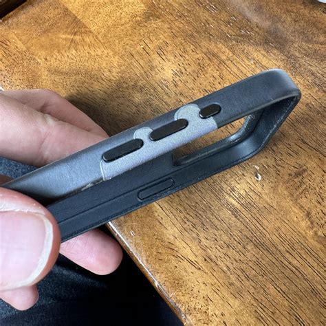 iPhone 15's FineWoven case has started delaminating for some users
