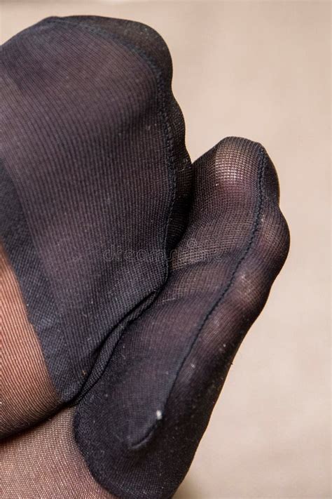 black pantyhose feet stock   royalty  stock