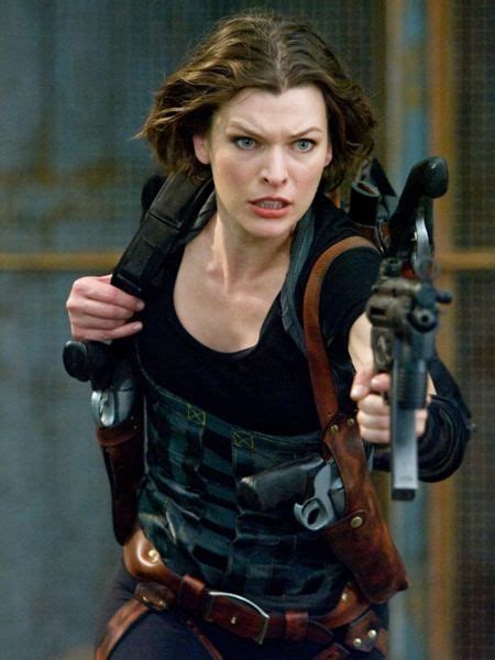 На фото: Милла Йовович Milla Jovovich, Resident Evil Movie, Alice ...
