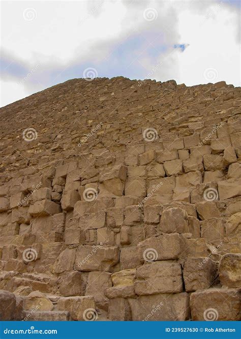 The Iconic Pyramids at Giza Just Outside Cairo Stock Photo - Image of