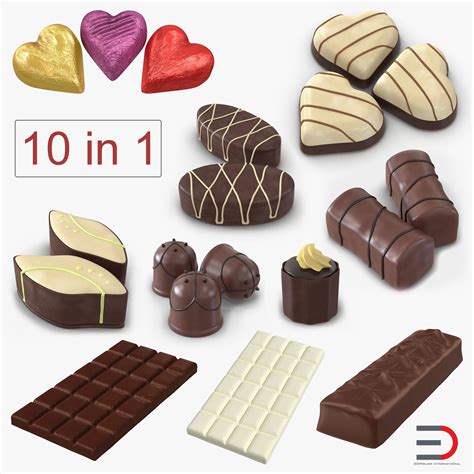 Chocolate 3D Models Collection 3D Model $49 - .max .3ds .c4d .ma .obj