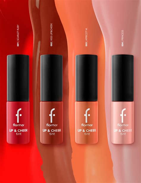 lip cheek tint  scarlet ruby flormar