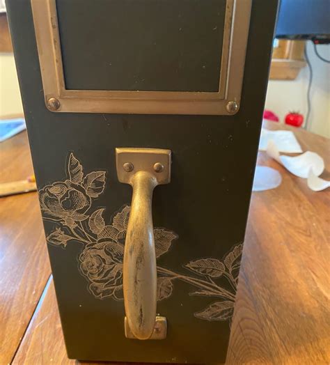 Vintage Metal File Repurposed Planter - Organized Clutter