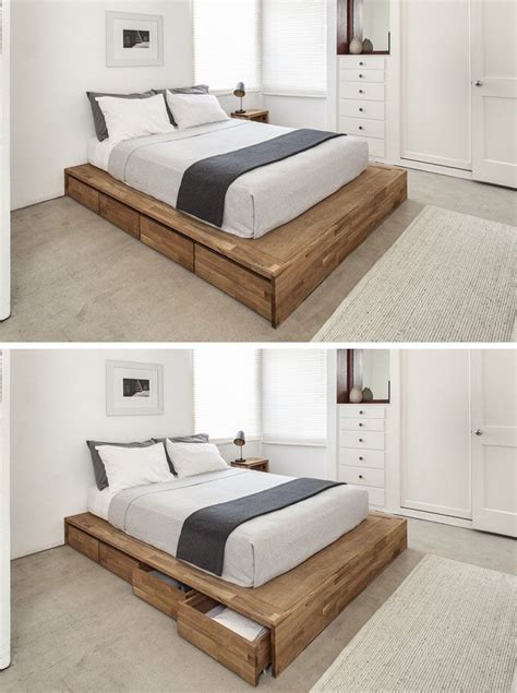 Creating A Stylish Platform Bed With Storage - Home Storage Solutions