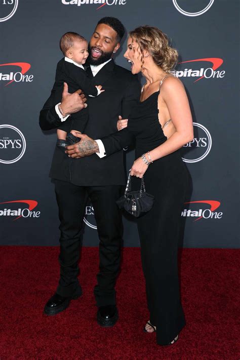 Odell Beckham Jr. and Lauren Wood Bring Baby Zydn to ESPY Awards: Photos