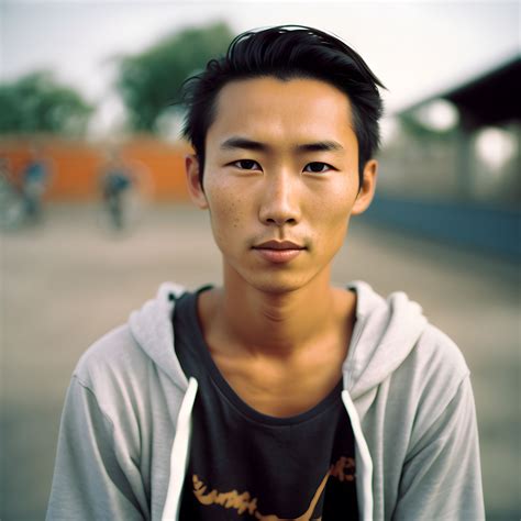 Free image: 21-year-old asian man in a thoughtful portrait - Premium
